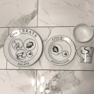 LIVLIGA 🌹 dinnerware cup mug plate bowl collection celebrate poetry of life